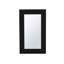 Armoire de salle de bain et de cuisine étroite de 25,7 po x l 15,7 po en noir - trois tablettes intérieures pour le rangement avec espace de rangement-121116250