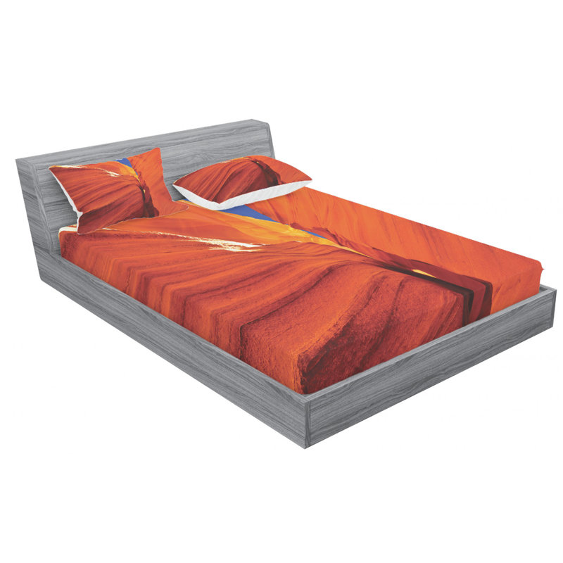 Microfiber Sheet Set, Queen Sheet Set + Fitted Sheet + 2 Pillowcases