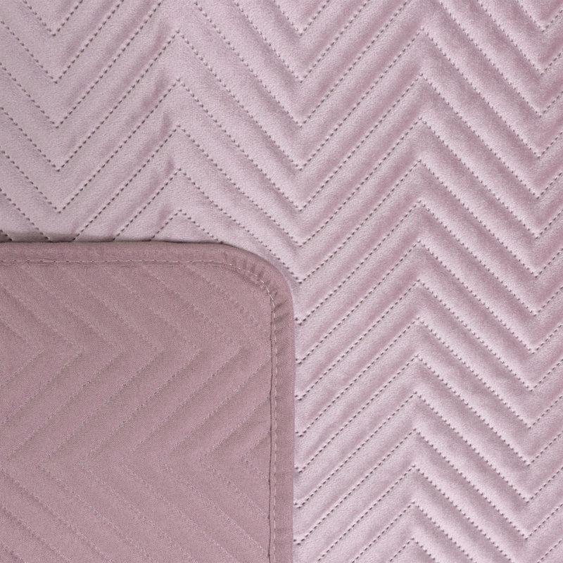 Lola-Lee Hand Woven Throw Blanket, Powder Pink