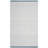 Grice Hand Woven Viscose/Cotton Solid Color Rug in Gray/Blue-21774256