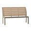Banc de parc empilable aluminium Bazza-26076704-26076716