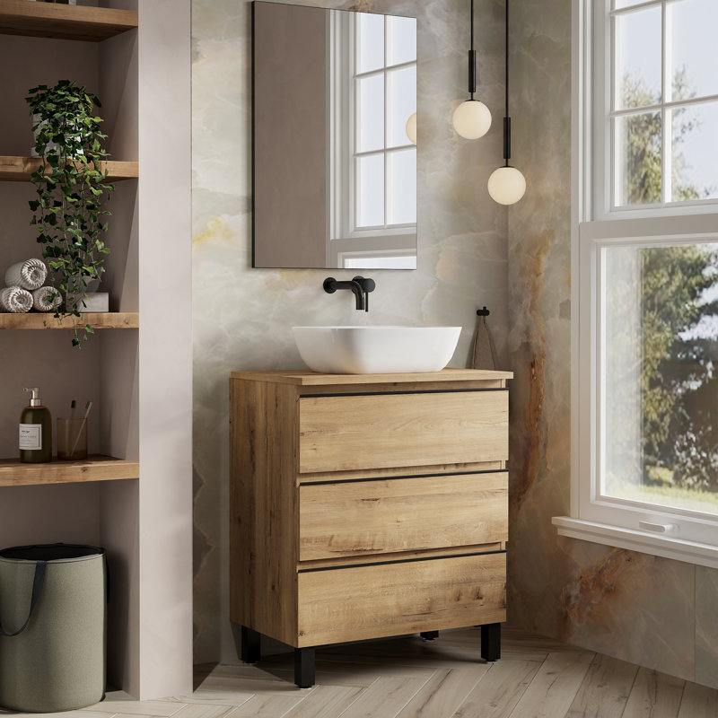 Bernestine 1mm Single Bathroom Vanity with Basin