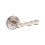Wyndcliff Privacy Lever with Recessed Round Rose in Venetian Bronze