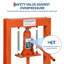 Presse d'atelier hydraulique 6 T / 12 T / 20 T - Presse à cadre en H robuste pour le garage avec plaques mobiles, hauteur réglable à 4 positions, capacité de 13 000 lb / 26 000 lb / 44 000 lb et qualité professionnelle
