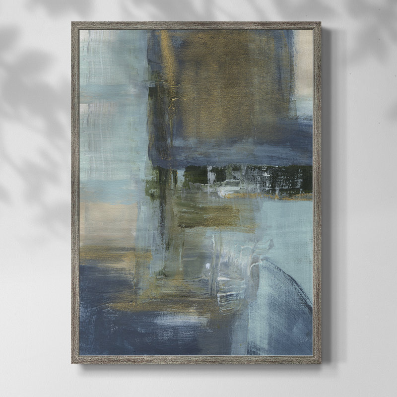 Sand Pond Summer II, reproduction encadrée - bois massif, H 11 po x l 9 po