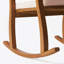 Chaise à bascule avec coussin