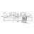 Green Solid wood Frame Modular Sofa cushion couch