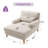 Jazier Upholstered Chaise Lounge with Adjustable Backrest-911452898