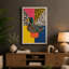 Collaged Duck Modern - Wrapped Canvas-831918512-831918518