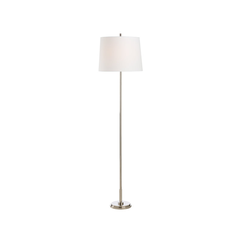 Lampe sur pied Underwood - Nickel poli, Nickel poli