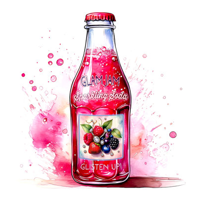 Glam Jam soda pétillant 16 x 16