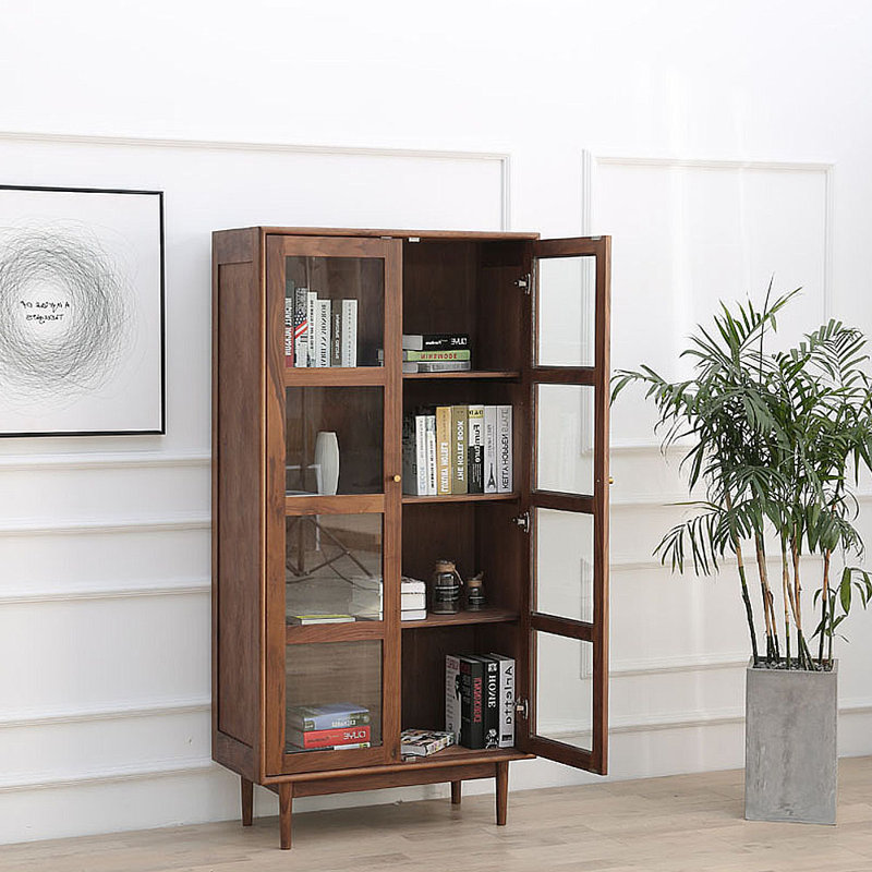 Vitrine à grande capacité avec porte vitrée