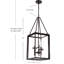 Luminaire suspendu rectangulaire 3 lumières lanternes Powell