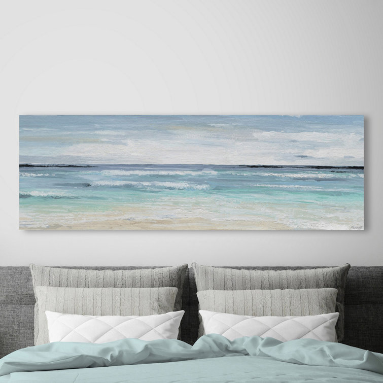 Beach On by Marmont Hill - Wrapped Canvas Print