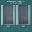 Porte de douche pliante sans cadre avec verre trempé-127317802