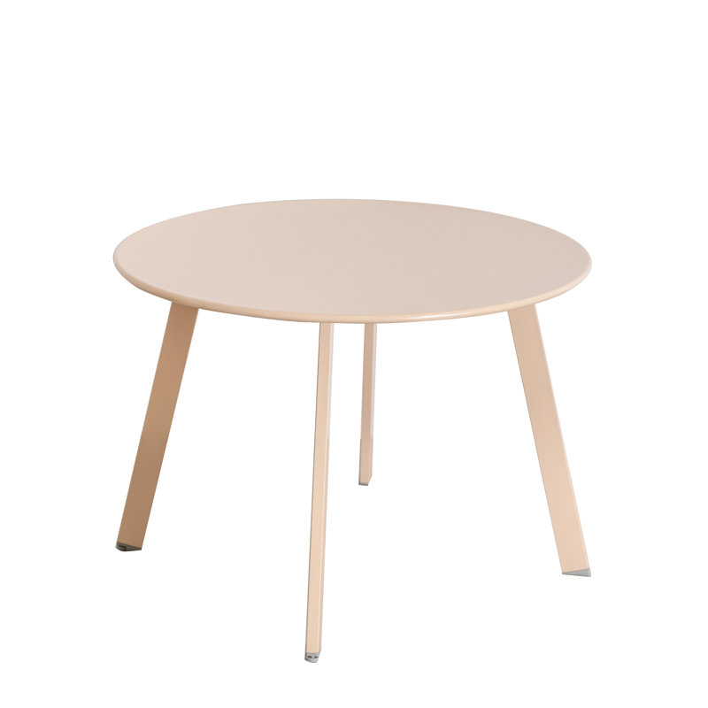 Mccreight Round Metal Outdoor Coffee Table , cm W cm D, Blue, 42cm H x 60cm W x 60cm D
