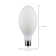45 Watt LED HID Replacement ED37 5000K Extended Mogul Base White 120-277 Range Voltage