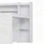 Lit de jour double en bois avec tablettes de rangement, lit multifonctionnel avec deux tiroirs de rangement; Ensemble de lattes et bureau d'étude-391421602