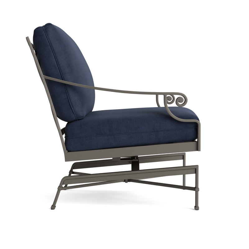 Venetian Outdoor Lounge Chair, Mica, Fusion Neptune