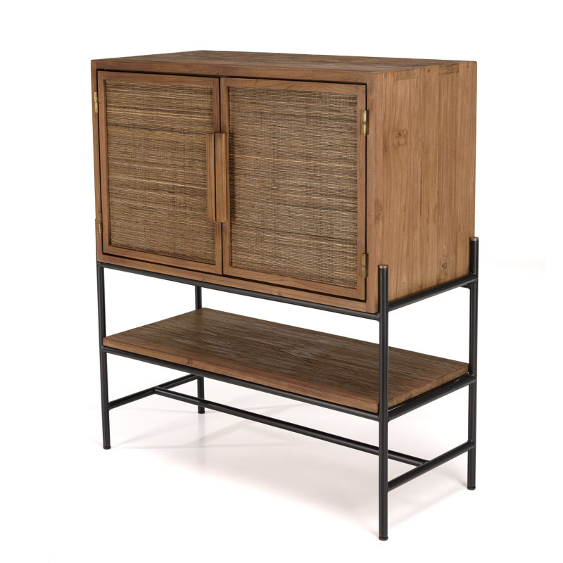 Aajaylah 88.5cm Solid Wood Sideboard