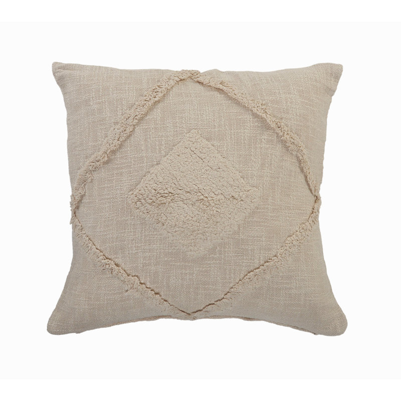 Throw Pillow Square Pillow Cover and Insert, Polyester/Polyfill