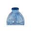 Indigo Mosaic Vase, Short