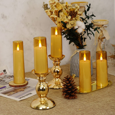 Unscented Flameless Pillar Candle