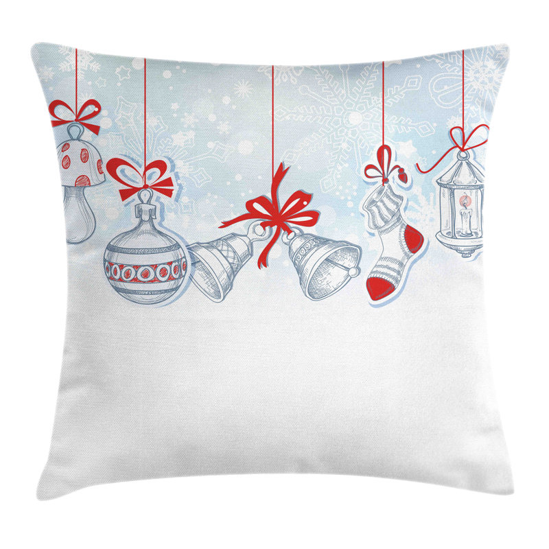 Agner Christmas Cushion Cover, 60cm H x 60cm W x 1cm D