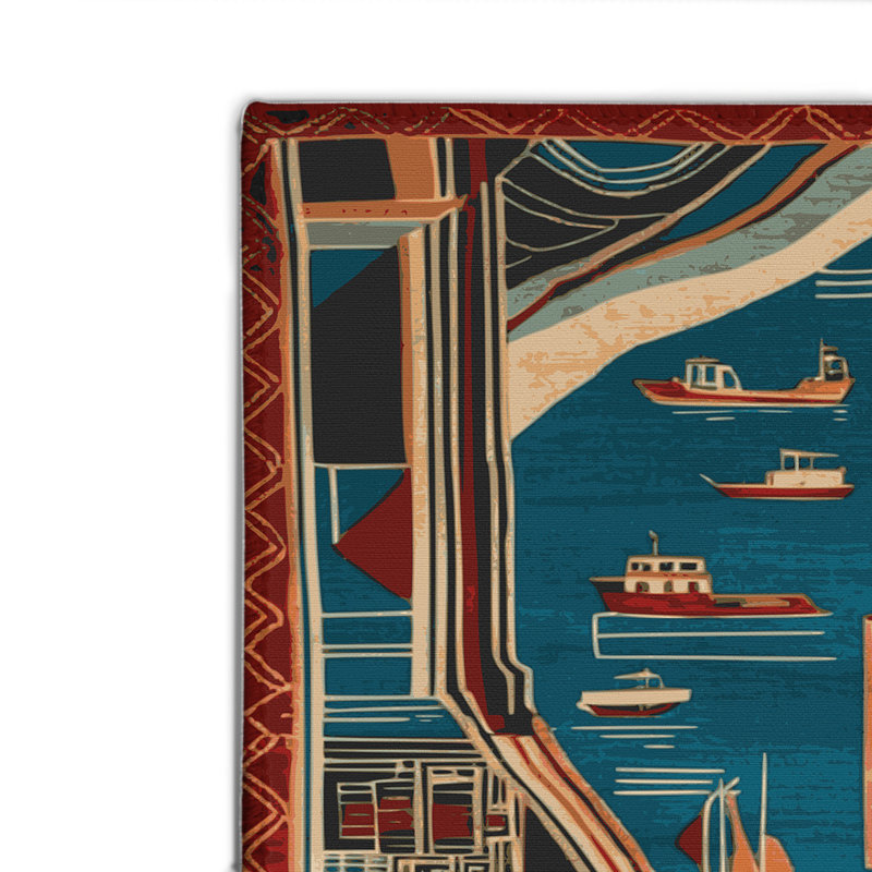 Tapis intérieur et extérieur ArtDeco, Rectangle 4pi x 6 pi