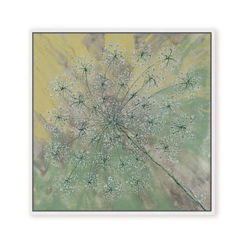Art mural sur toile "Pastel Breeze" par Karen Biery, H 30 po x l 30 po, Framed Canvas, White