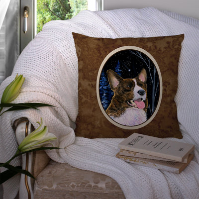 Starry Night Outdoor Reversible Throw Pillow