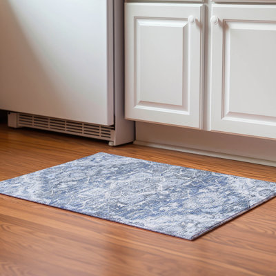 Premium Machine Washable Prisco Denim Rug