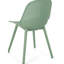 De 4 chaises en polypropylène Posey au design épuré et au confort élégant 33,41 po de hauteur 10,12 lb Modern Stable Vibe Stames 22,9 largeur