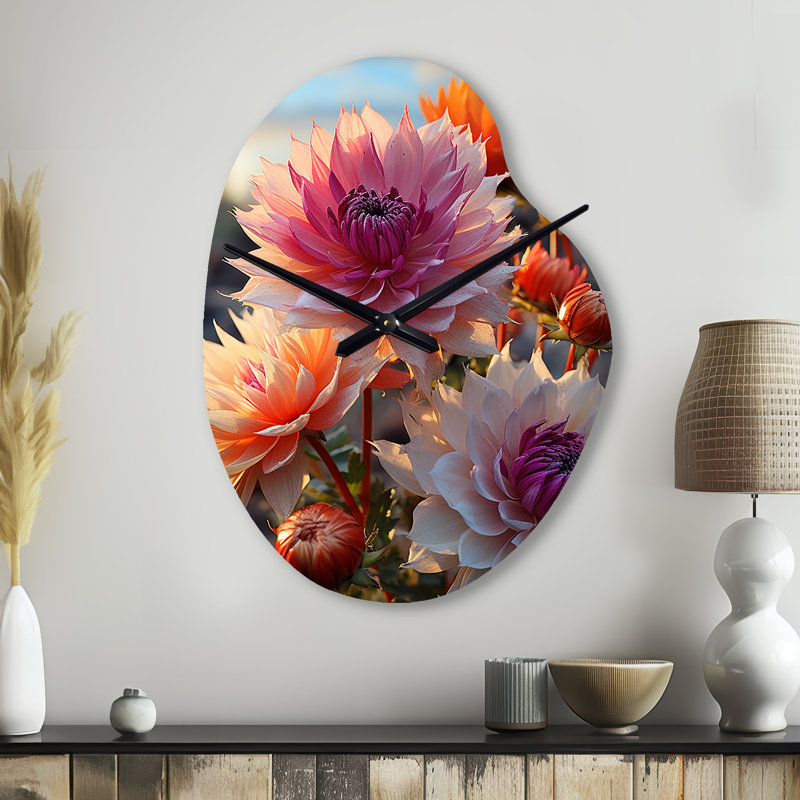 Horloge murale Hasso Desert Euphoria Cactus III - Desert, Petit