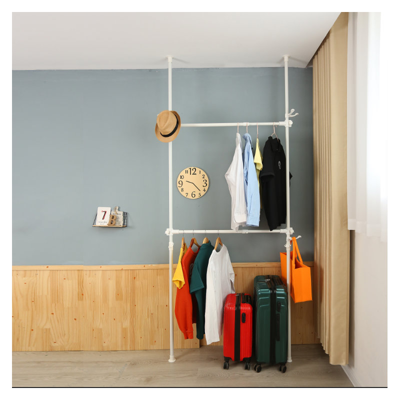 Portant ajustable Raechel, Blanc