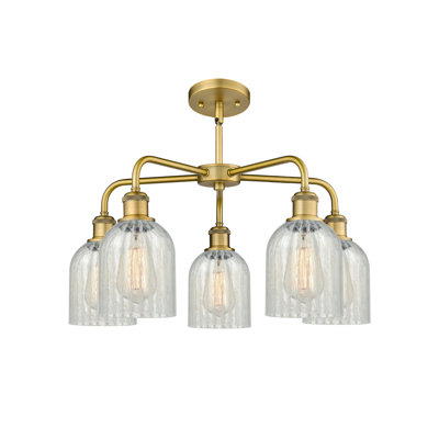 Lustre en forme de cloche à 5 lumières Matewan