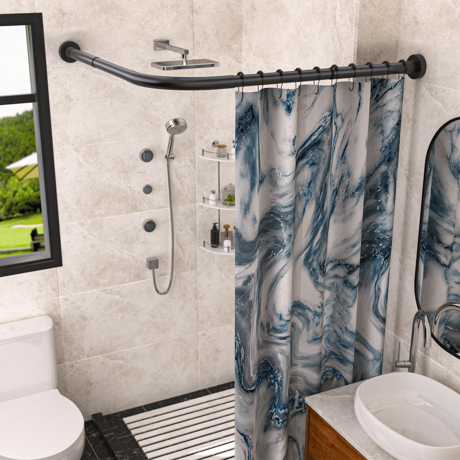 APPLIANCES & HOMEGOODS LIQUIDATION INC. 24'' LShaped Wall Mounted