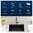 30 Inch Upgrade Black Undermount Workstation Stainless Steel Sink With Pull Out Faucet, 18 Gauge Single Bowl Stainless Steel 10" Deep Under Counter Kitchen Sink Basin With Multifunctional Accessories