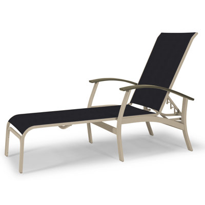 Askar Outdoor Rust-Resistant Metal Chaise Lounge