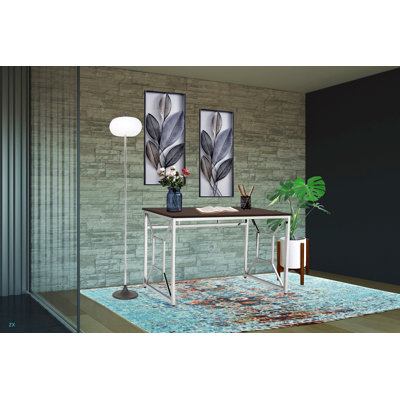 Office Workspace Desk MDF/Chrome