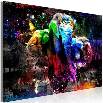 " Colorful Elephants "