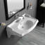 Whitehaus Collection Isabella 22.125'' Whie Vitreous China Oval Wall Mount Bathroom Sink with Overflow-198299772