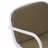 Set Of 2 Outdoor Patio Club Chair, PP White Frame With Green Cushion