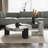 Bianco White Coffee Table With Side Table White