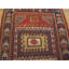 Late 19th Century Colorful Antique Tribal Geometric Caucasian Kazak Islamic Prayer Rug