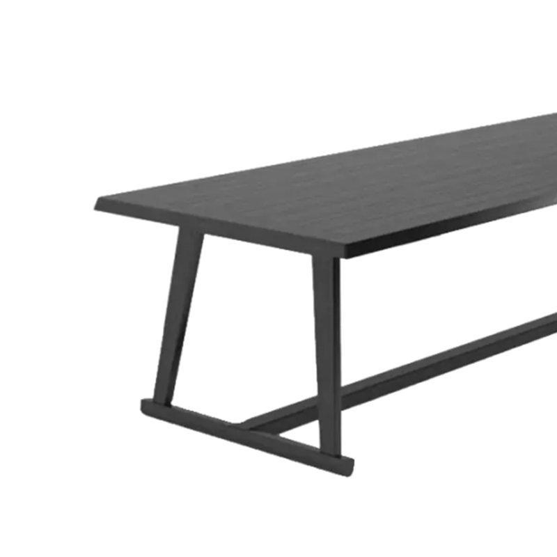 Routenberg Oak Solid Wood Dining Table, 31.49" W x 70.86" L