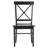 Dugazon Duante Solid Wood Cross Back Side Chair-1533713232
