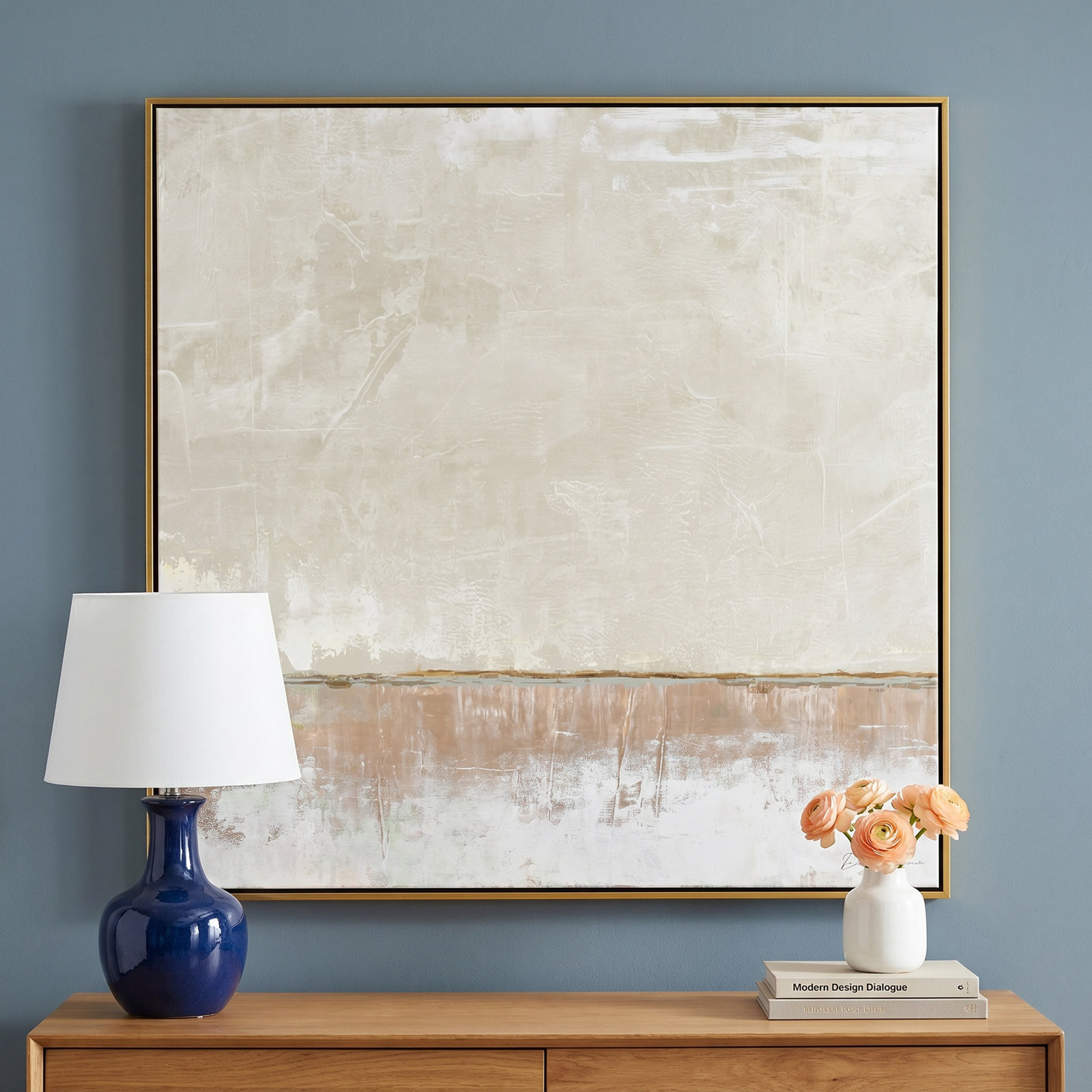 Delevan "Better Days II" Print, 13.5" H x 13.5" W, Gold
