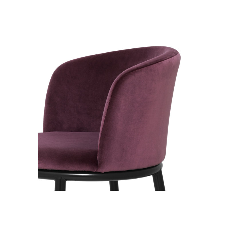 Chaises de salle à manger Filmore (2), Mauve