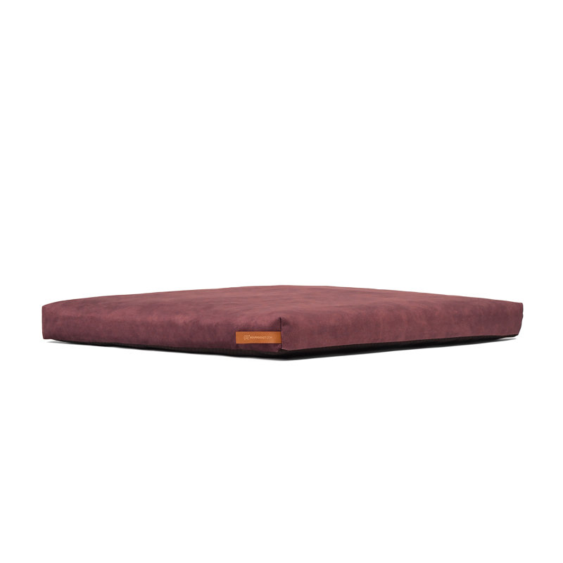 Polyester Pet Bed, 8cm H x 90cm W x 110cm D, Red